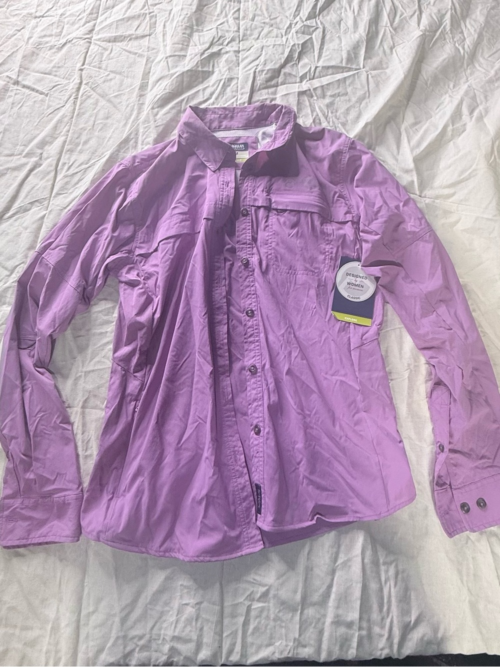 Magellan Women’s Lavender Button-Up Shirt